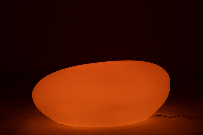 Veioza Table, Plastic/Fibre sintetice, Alb/Multicolor, 111x80x50 cm [3]