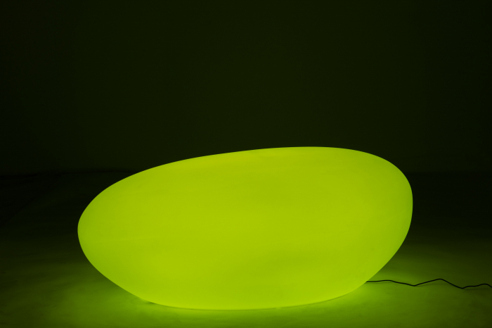 Veioza Table, Plastic/Fibre sintetice, Alb/Multicolor, 111x80x50 cm [6]