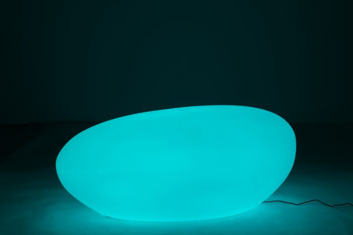 Veioza Table, Plastic/Fibre sintetice, Alb/Multicolor, 111x80x50 cm [9]