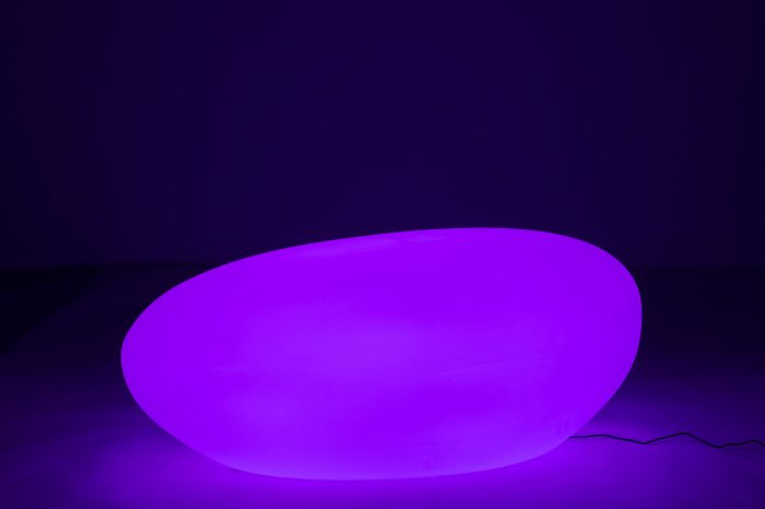 Veioza Table, Plastic/Fibre sintetice, Alb/Multicolor, 111x80x50 cm [15]