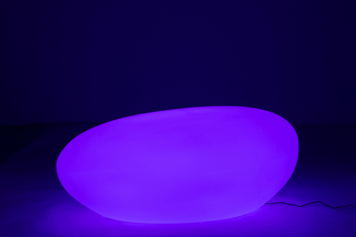 Veioza Table, Plastic/Fibre sintetice, Alb/Multicolor, 111x80x50 cm [14]