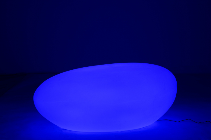 Veioza Table, Plastic/Fibre sintetice, Alb/Multicolor, 111x80x50 cm [12]