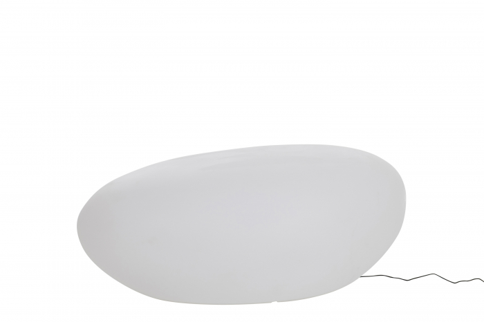 Veioza Table, Plastic Fibre sintetice, Alb Multicolor, 111x80x50 cm
