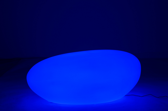 Veioza Table, Plastic/Fibre sintetice, Alb/Multicolor, 111x80x50 cm [11]