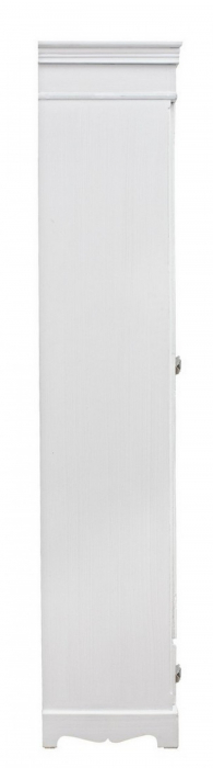 Vitrina BLANC, lemn, alb, 50x34x170cm [3]