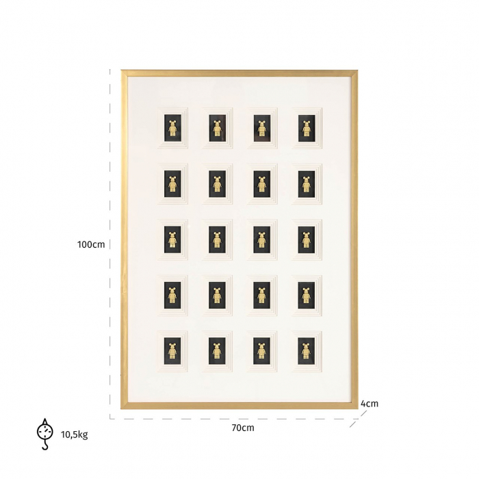 Decoratiune de perete Block 3D [3]