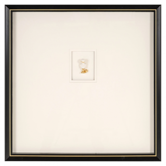 Tablou Danni (Negru/alb), Dims: 80.0 x 80.0 x 7.5 cm [1]