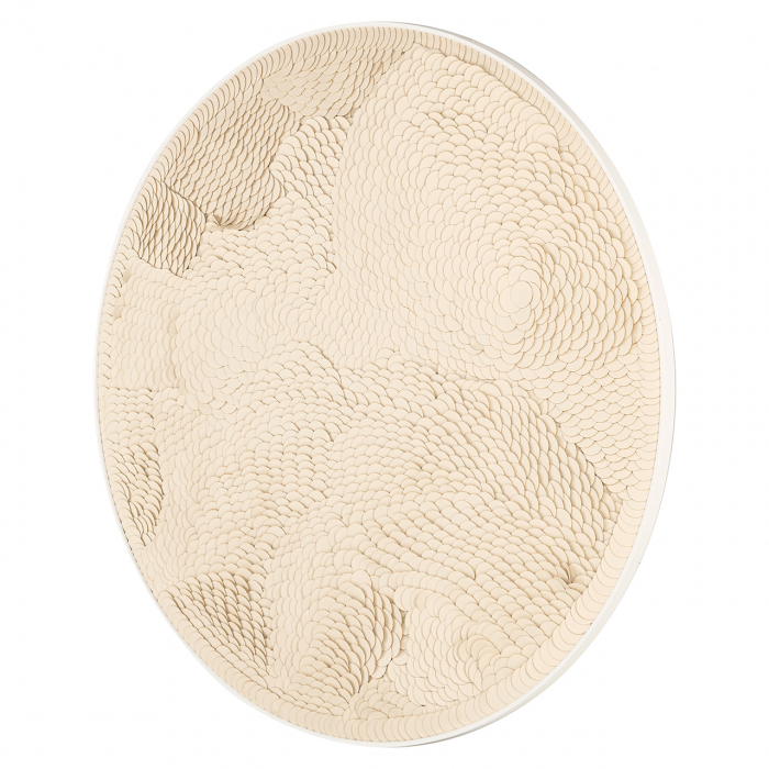 Tablou Flow (Alb), Dims: 110.0 x 110.0 x 3.0 cm [3]