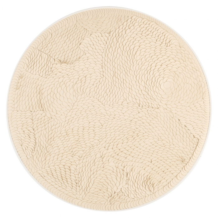 Tablou Flow (Alb), Dims: 110.0 x 110.0 x 3.0 cm [1]