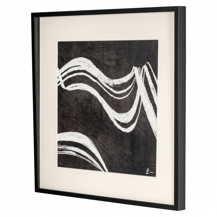 Tablou Jozy (Negru/alb), Dims: 80.0 x 80.0 x 5.0 cm [3]