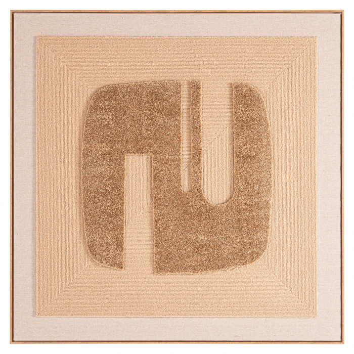 Tablou Seda (Auriu), Dims: 100.0 x 100.0 x 5.0 cm [1]