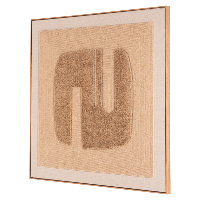 Tablou Seda (Auriu), Dims: 100.0 x 100.0 x 5.0 cm [3]
