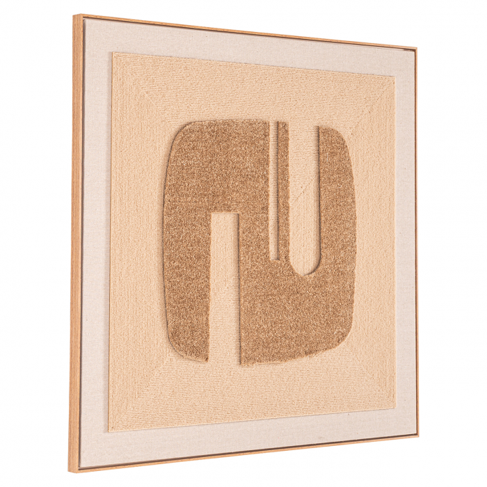 Tablou Seda (Auriu), Dims: 100.0 x 100.0 x 5.0 cm [2]