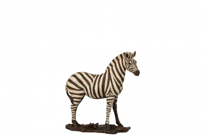 Zebra, Compozit, Alb, 11.5x31x32 cm