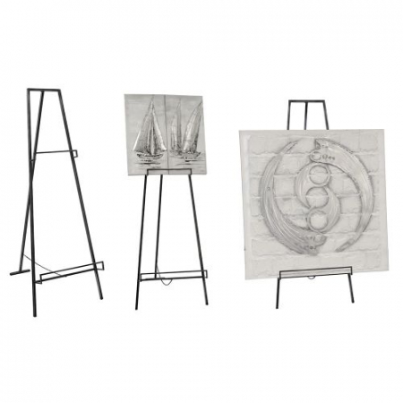 SALE % - Suport Loft, Metal, Negru, 55x74x140 cm