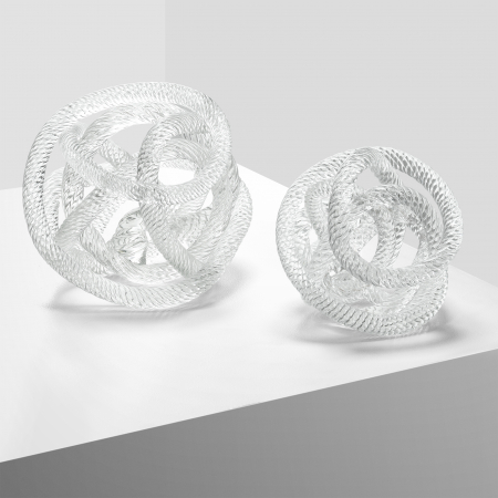 Accesoriu birou Dominico sticla transparenta L [5]