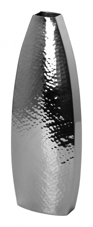 VAZE SI GHIVECE - ALETTA, Vază, ciocanit, inox, 5x11x30 cm