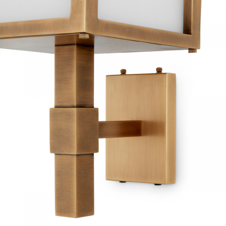 Aplic de exterior Riserva finisaj alamă antică, Dimensiuni: W. 26 | D. 39 | H. 86   [5]