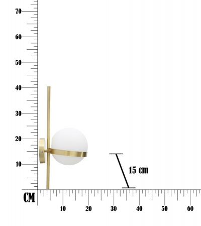 Aplica GLAMY CIRCLE (cm) 15x20x40 [6]