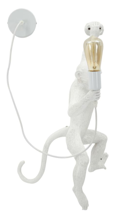 Aplica maimuta, alb 32x32x64 cm [1]