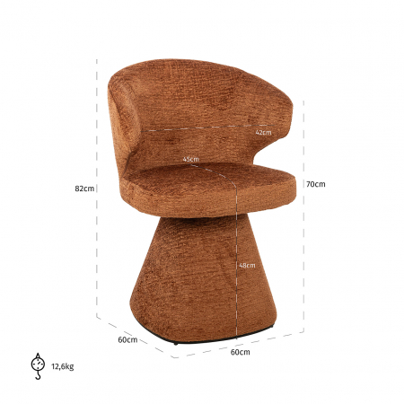 Fotoliu Gatsbi copper fusion (Fusion 126 Copper) [4]