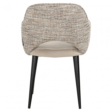 Fotoliu Giovanna, trendy nature/quartz kaki ignifug (Be Trendy 01 Nature), Dims: 84.5 x 58.0 x 63.0 cm [2]