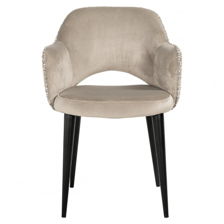 Fotoliu Giovanna, trendy nature/quartz kaki ignifug (Be Trendy 01 Nature), Dims: 84.5 x 58.0 x 63.0 cm [3]