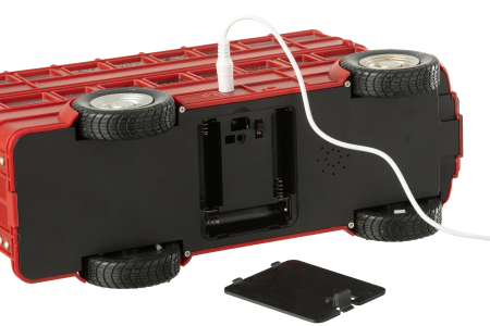 Autobuz cu leduri si muzica, Mos Craciun, plastic multicolor [4]