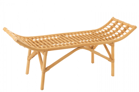 SALE % - Banca Ana, Ratan/Bambus, Natural, 120x41x49 cm