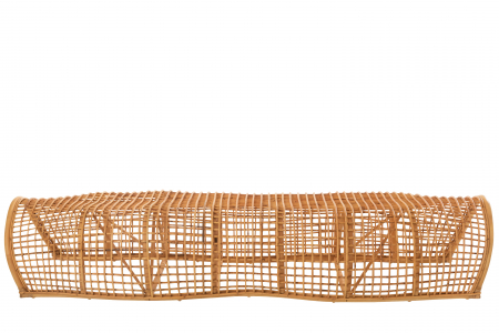 Banca Roni, Ratan/Bambus, Natural, 191x69x45 cm [2]
