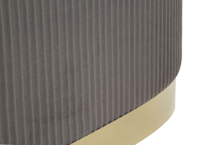 Bancheta cu spatiu depozitare si puf, gri, set de 3, 80x37x42-29x35 cm [4]