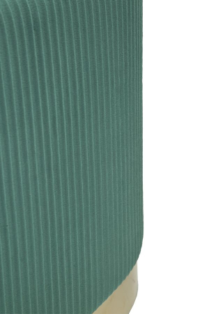 Bancheta cu spatiu depozitare si puf, verde, set de 3, 80x37x42-29x35 cm [6]