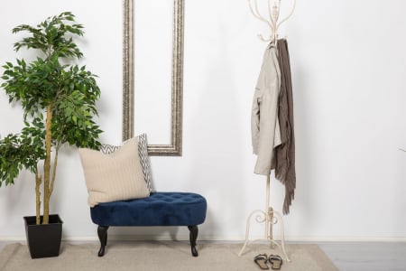 Bancheta Diana, Albastru petrol, 84x42x38 [1]