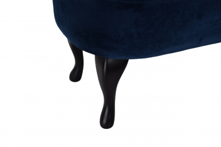 Bancheta Diana, Albastru petrol, 84x42x38 [7]