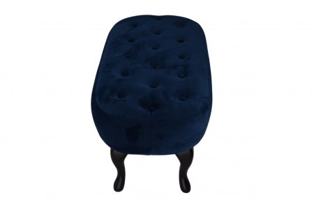 Bancheta Diana, Albastru petrol, 84x42x38 [6]