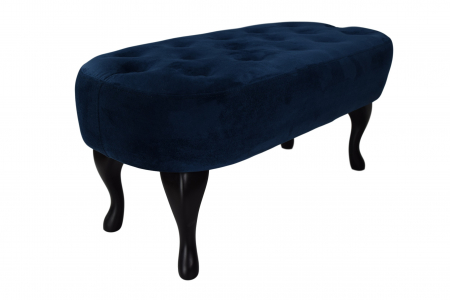 Bancheta Diana, Albastru petrol, 84x42x38 [5]