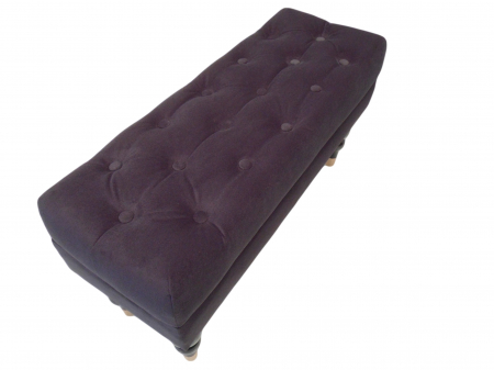 Bancheta Diana Classic, Negru, 85x44x30 cm [5]