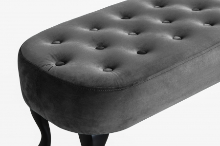 Bancheta Diana, Gri inchis, 84x42x38 [4]