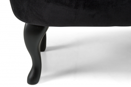 Bancheta Diana, Negru, 84x42x38 [3]