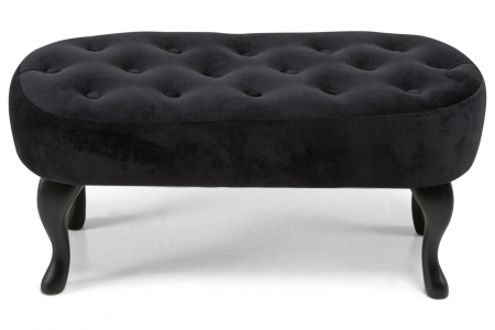Bancheta Diana, Negru, 84x42x38 [2]