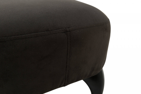 Bancheta Diana, Negru, 84x42x38 [6]