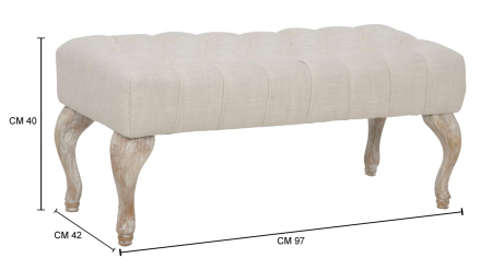 Bancheta Provence 97x42x40 cm [7]