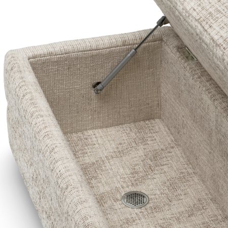 Bancheta Valmont creststone finisaj bej abanos |W. 141.5 | D. 47 | H. 49 cm  [4]