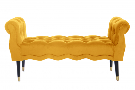 Banchete - Bancheta Viana, galben 120x38x60 cm