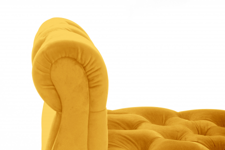 Bancheta Viana, galben 120x38x60 cm [6]