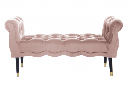 Banchete - Bancheta Viana, roz 120x38x60 cm