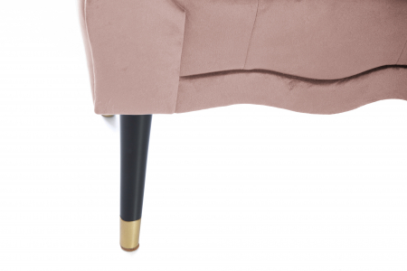 Bancheta Viana, roz 120x38x60 cm [5]
