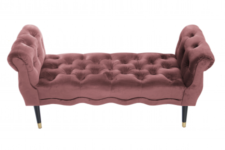 Bancheta Viana, roz inchis 120x38x60 cm [1]