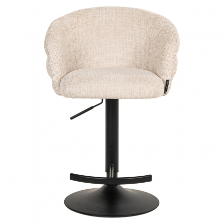 Scaun Bar/Counter, Nikki, pivotant, ignifug (Niagara 902 beige Chenille) [12]