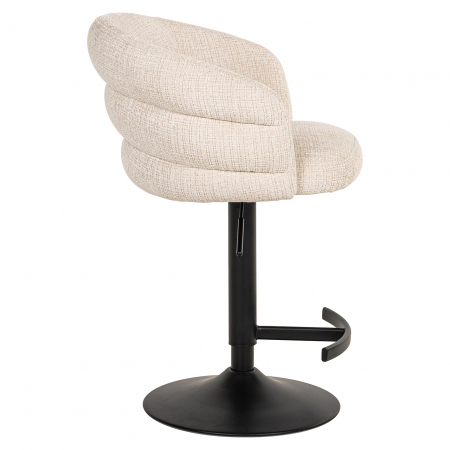 Scaun Bar/Counter, Nikki, pivotant, ignifug (Niagara 902 beige Chenille) [10]